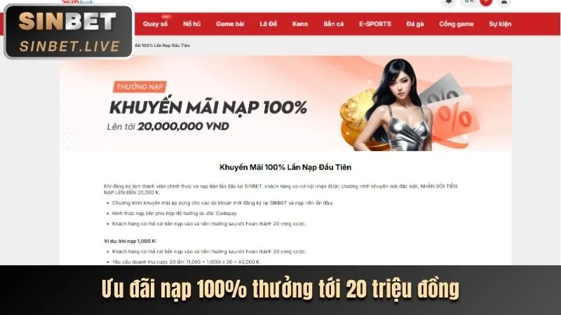 Tiền thưởng chào mừng cho người chơi mới nohu77 đăng nhập